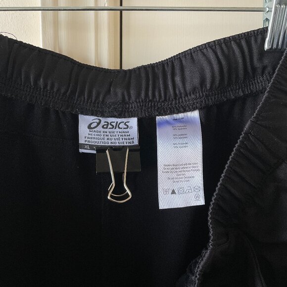 ASICS Men’s Sweat Pants Black XL - Picture 4 of 5